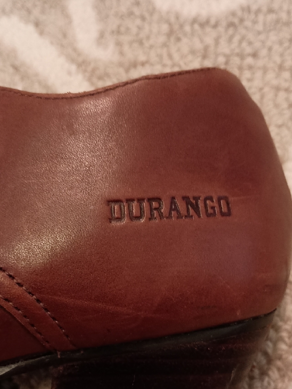 Brown Western Slip-On Cowboy Boots - Picture 5 of 9